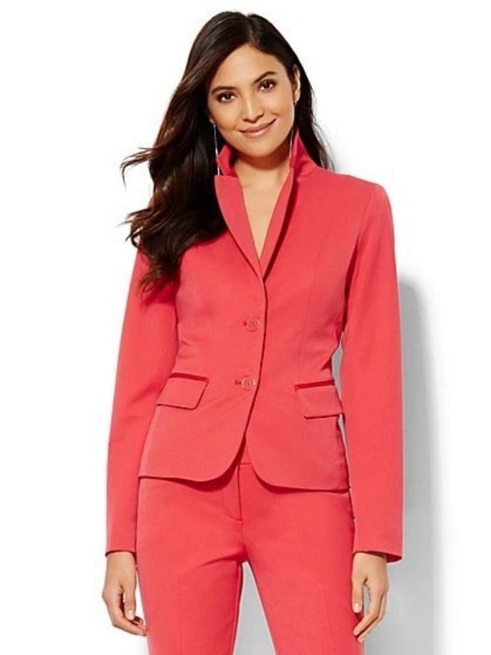 New York & Company Modern Fit Superstretch Two-Button Jacket, size 0
